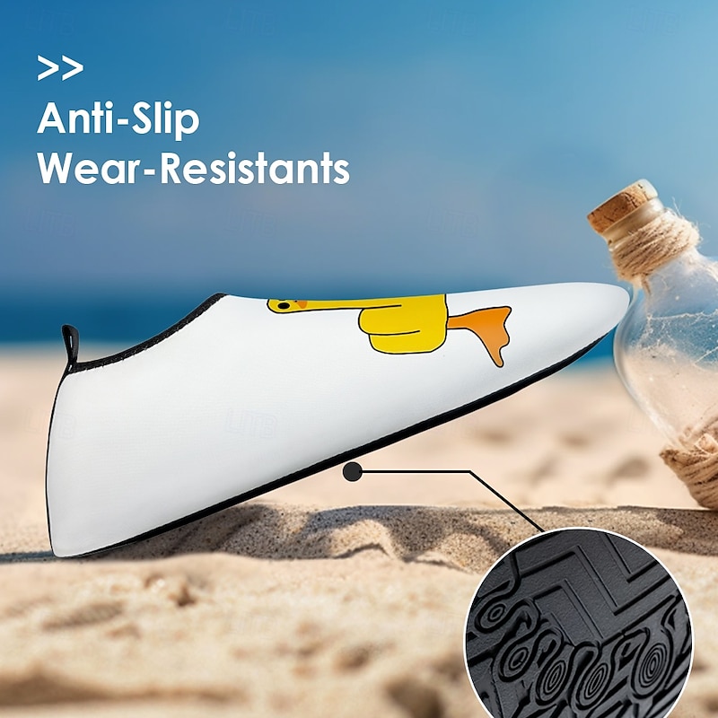 Men's Duck Printed Water Shoes – Waterproof & Comfortable Style for Men in Water - based Activities, Beach Volleyball & River Walks3