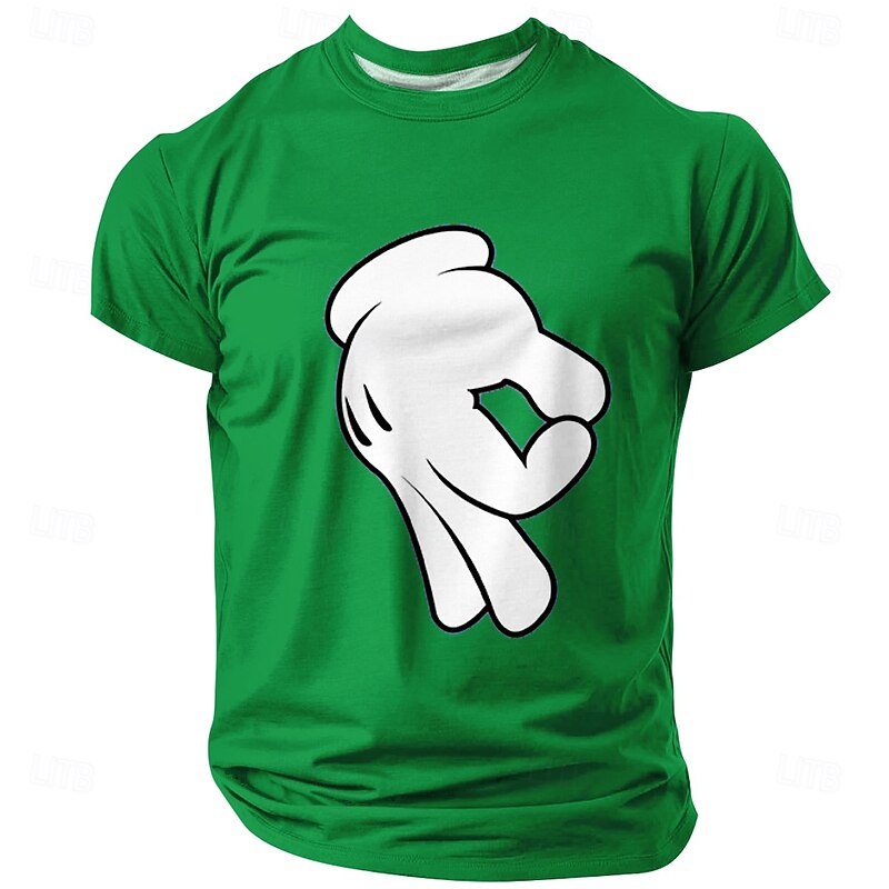 Men's Adult Humor T Shirt Short Sleeve T shirt 3D Print Crew Neck Shirt Fashion Daily Casual Street Casual Daily Black Red Blue Summer Spring All Seasons Clothing Apparel S M L XL XXL XXXL3