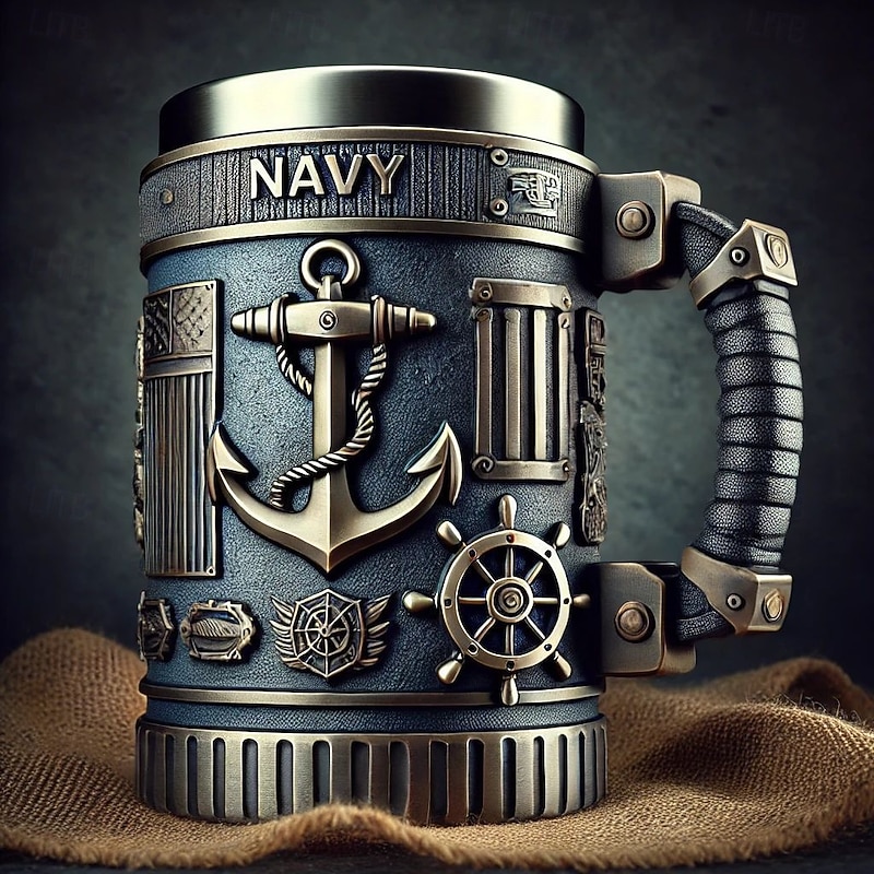 United States 250th Anniversary Military Commemorative Mug, Patriotic 4th of July Independence Day Veterans Day Gift for Men U.S. Marine Corps Collector's Mug3