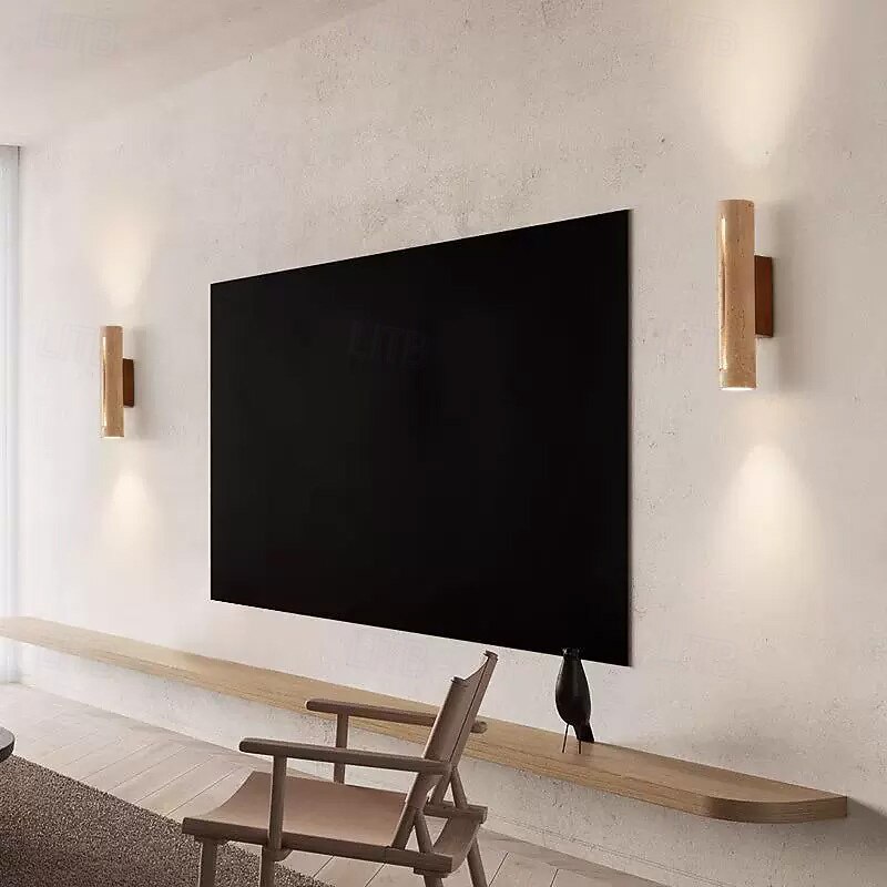 Indoor Vintage Country Wall Lights Living Room Wall Sconce Cafes Stone Light Fixture 110-120V 220-240V 5 W LED Indoor Lighting2