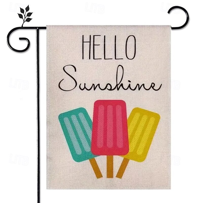 Flag 12 x 18 Inch Yard Flags, Summer Small Garden Flags for Outside, Outdoor Flags, Holiday Garden Flags