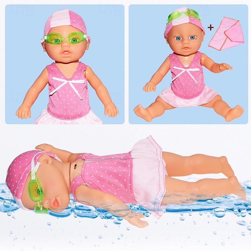 Waterproof Swimmer Doll Backstroke Swimming Electric Water Baby for Poolfor Pools/Bathroom Play3