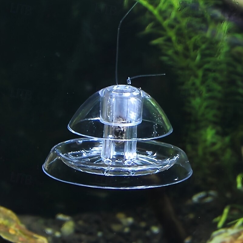 Clear Snail Trap for Aquariums, Fish Tank Snail Catcher, Pest Remover for Aquatic Plants, Fun Snail Control, Bait Not Included4
