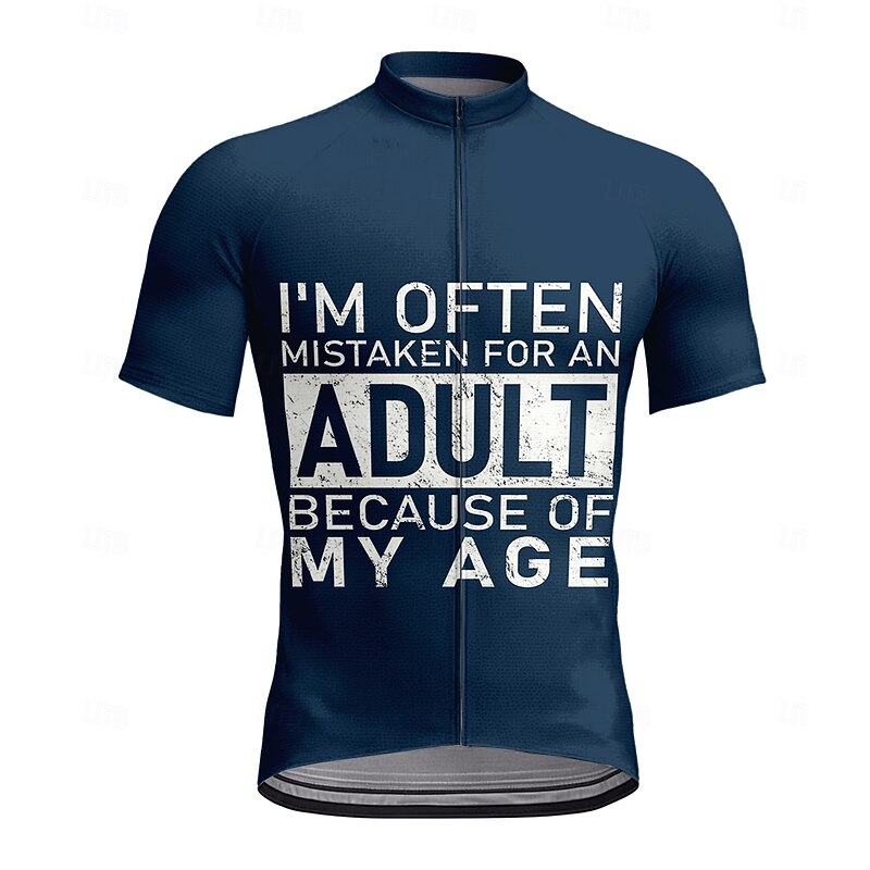 Men's Cycling Jersey Graphic Letter & Number Short Sleeve Bike Jersey Top with 3 Rear Pockets Sunscreen UV Resistant Quick Dry Reflective Strips Sports Wine Red Black Army Green Clothing Apparel4