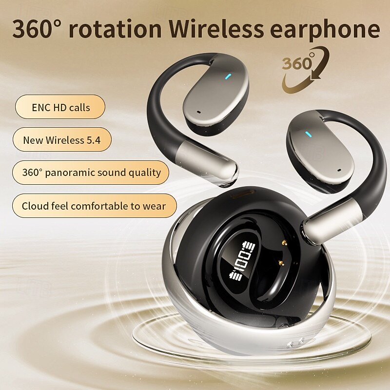 Open Ear Bluetooth Ear Hook Headphones with AI Translation Long Battery Life for Sports and Travel2