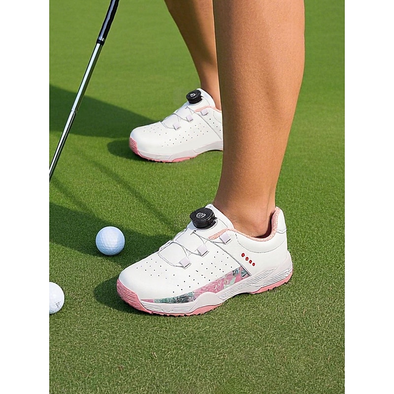 Women's Performance Golf Shoes with Dial Fit System | Waterproof Non-Slip Athletic Footwear for Ladies | Durable Outsole for Outdoor Courses