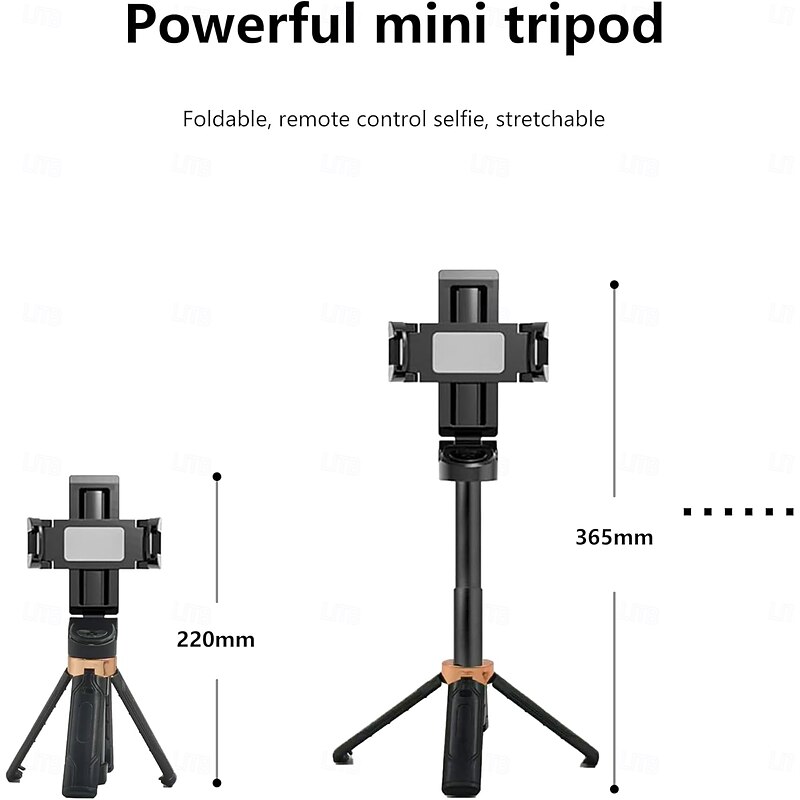 Pocketflex Mini Tripod, 2025 Upgrade Pocket Flex Mini Tripod, 360 Rotation Razunoth Jj02, Bluetooth 5.2 Chip Remote Selfie Stick, Vlogs, Photography2