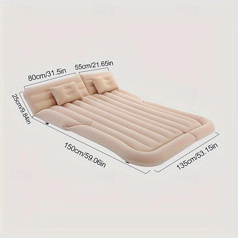 SUV Inflatable Mattress For Camping And Picnic - Foldable Thickened Car Air Cushion Mattress With Electric Air Pump - For Outdoor Enthusiasts - Suitable for Camping, Picnics, and Travel - Perfect Gift for Adventurers2