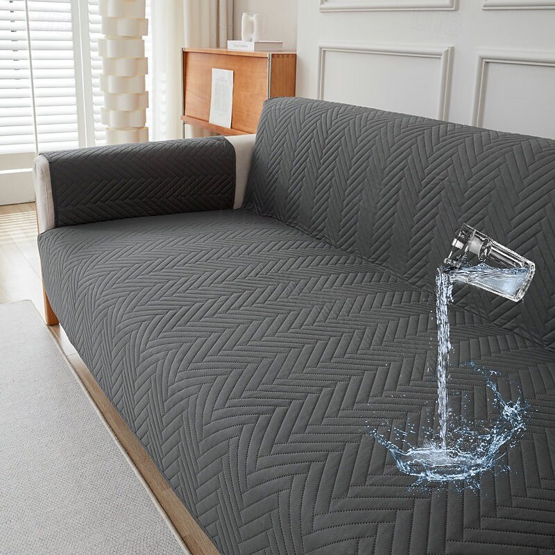 Water Resistant Sofa Cover for Dogs Pet, Couch Cushion Cover Sectional Sofa Throw Towel Slipcover, Anti Scratch Furniture Protector for Love Seat, Arm Chair