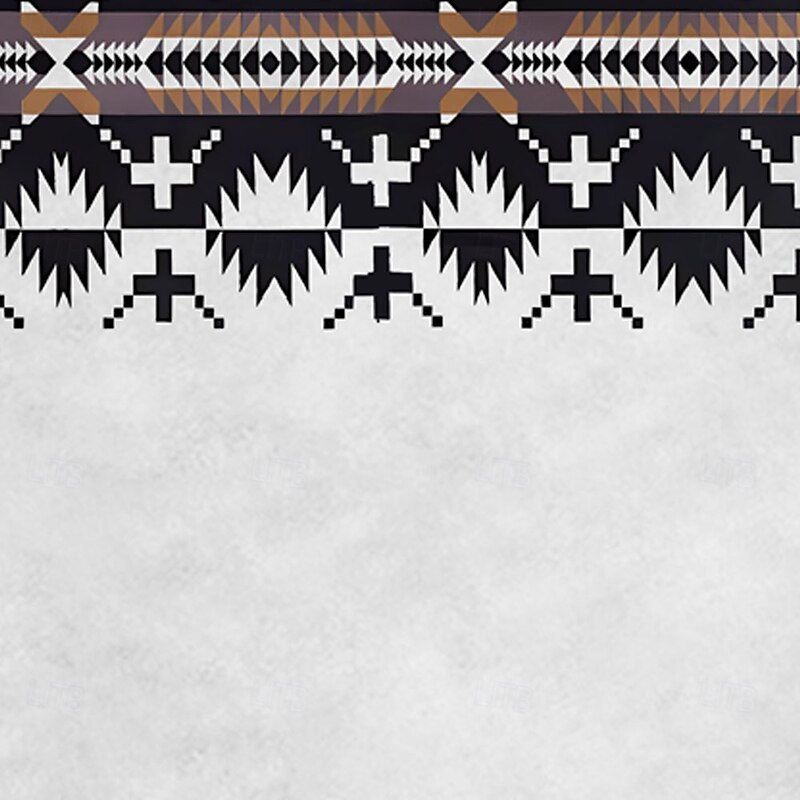 Men's Tribal Henley Shirt Short Sleeve 3D Print Fashion Daily Designer Street Casual Daily Summer Spring Light Blue White Light Green Khaki Henley Collar Henley T-Shirt2