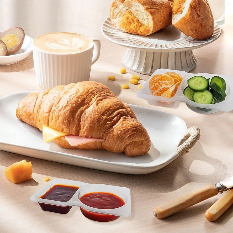 20pcs/set Snack Containers,Reusable Snack Containers with Lids,Snack Pack Containers for Portion Control and Meal Prep Lunch Containers for School Office Travel2