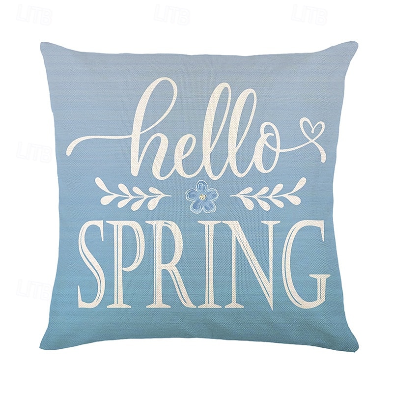 Floral Decorative Toss Pillows Cover 4PC Soft Square Couch Cushion Case Pillowcase for Bedroom Livingroom Sofa Chair3