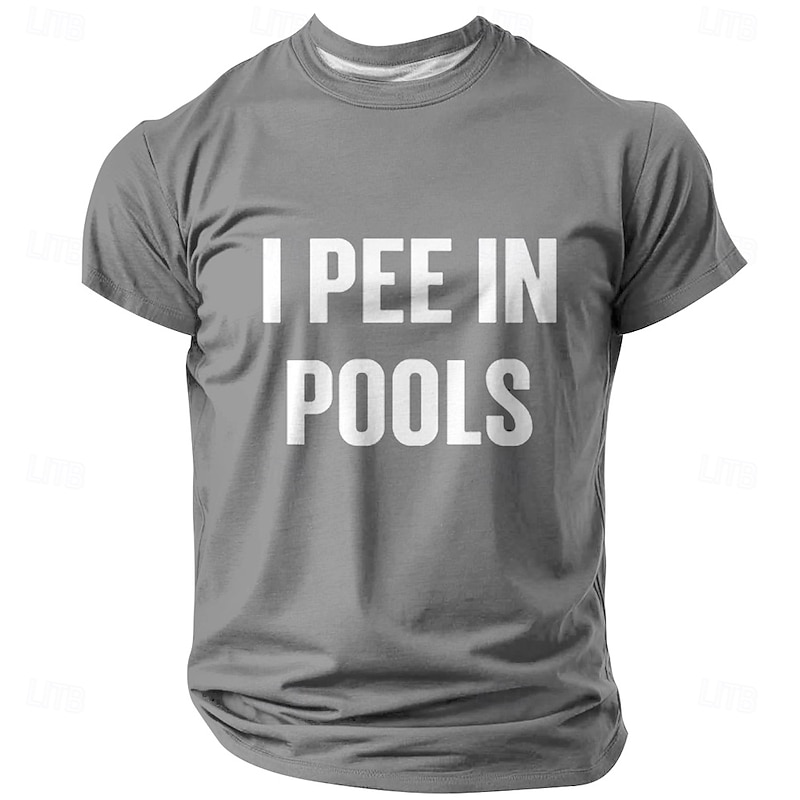 Men's Funny Sarcasm T Shirt Polyester Short Sleeve Graphic Shirt Black Red Blue Comfortable Tee Party Street Fashion Designer Clothing4