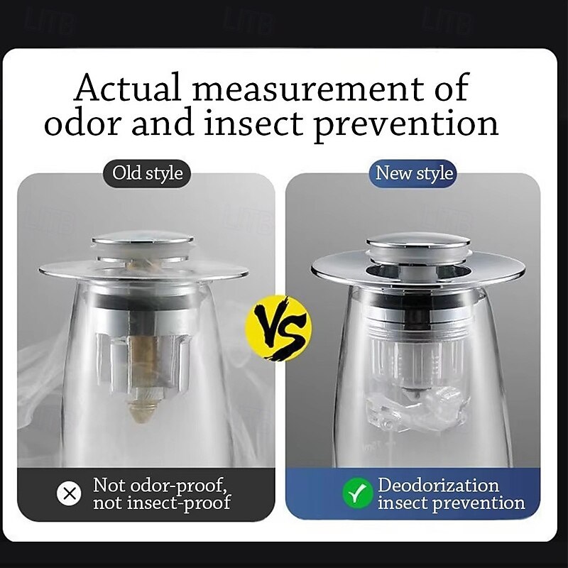 Universal Basin Pop-up Drain Filter Wash Basin Hair Sink Strainer Kitchen Bathtub Stopper Shower Plug Bathroom Tool4