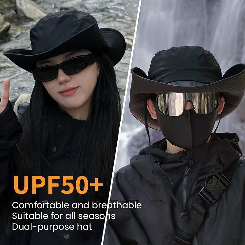 Mountaineering Fisherman Hat Adult Hat Sunshade Quick-drying Breathable Mask Anti-ultraviolet Men Women2