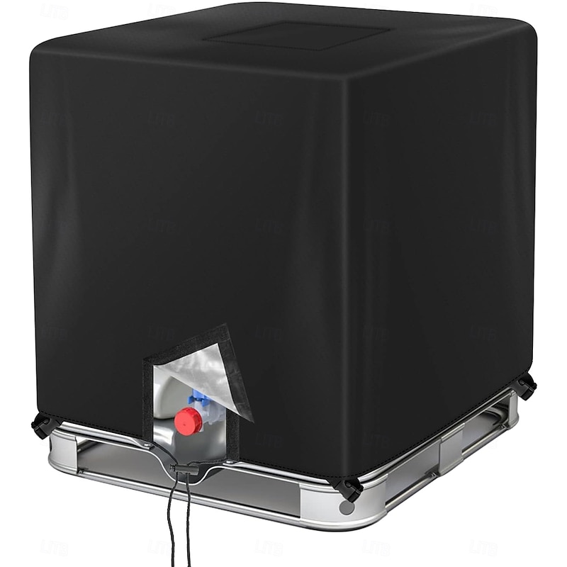 IBC Tote Cover for 1000l 275 Gallon Tote Cover Sunshade Water Proof Protective Hood 1000l, 210D/420D Waterproof Water Tank Cover Protective Cover2