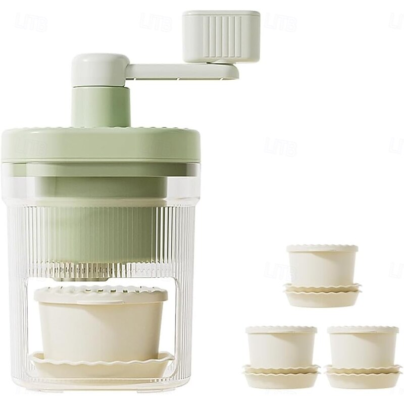 Ice Shaver and Snow Cone Machine - Premium Portable Ice Crusher and Shaved Ice Machine with Free Ice Cube Trays - BPA Free2