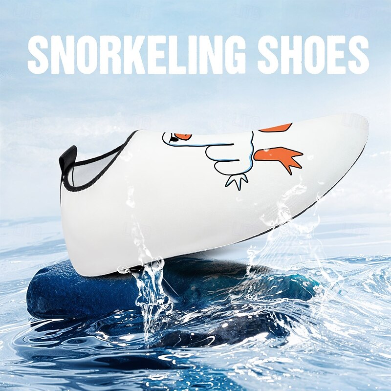 Men's Cartoon & Nautical Prints Quick-Dry Aqua Socks – Lightweight Beach Water Shoes | Slip-Resistant Barefoot Surf Shoes for Swimming, Yoga & Pool4