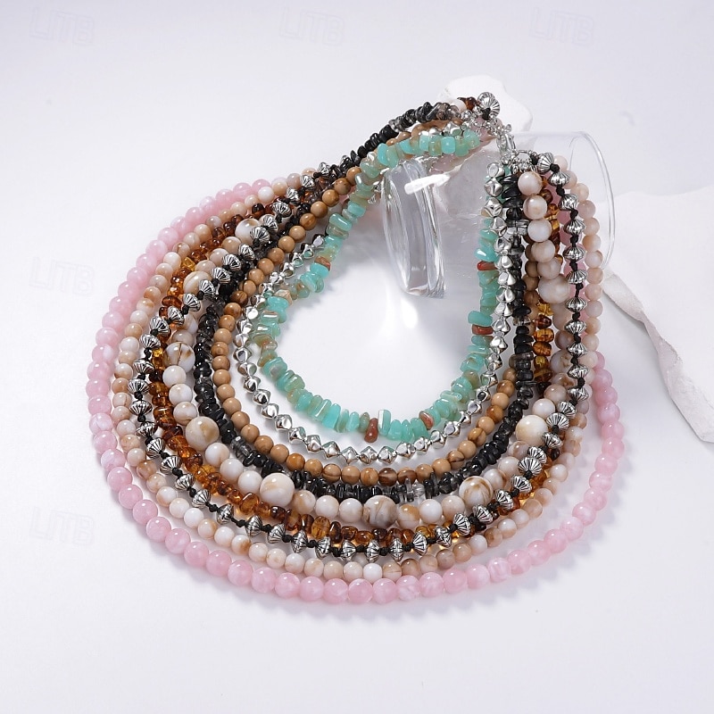 1PC Necklace For Women's Street Daily Imitation Pearl Beads4