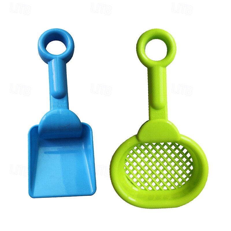 Beach Sand Shovels for Kids - 4 Packs Shovels Colorful Scoops Travel Sand Toys for Toddlers Kids Outdoor Digging Play Heavy Duty Plastic Garden Planting Shovels Spades Sets Sandbox Toys2