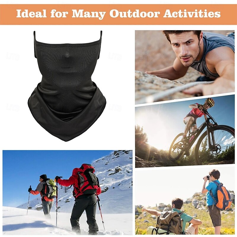 Sun UV Protection Face Mask Neck Gaiter Windproof Scarf Sunscreen Breathable Bandana Balaclava for Sport Outdoor4