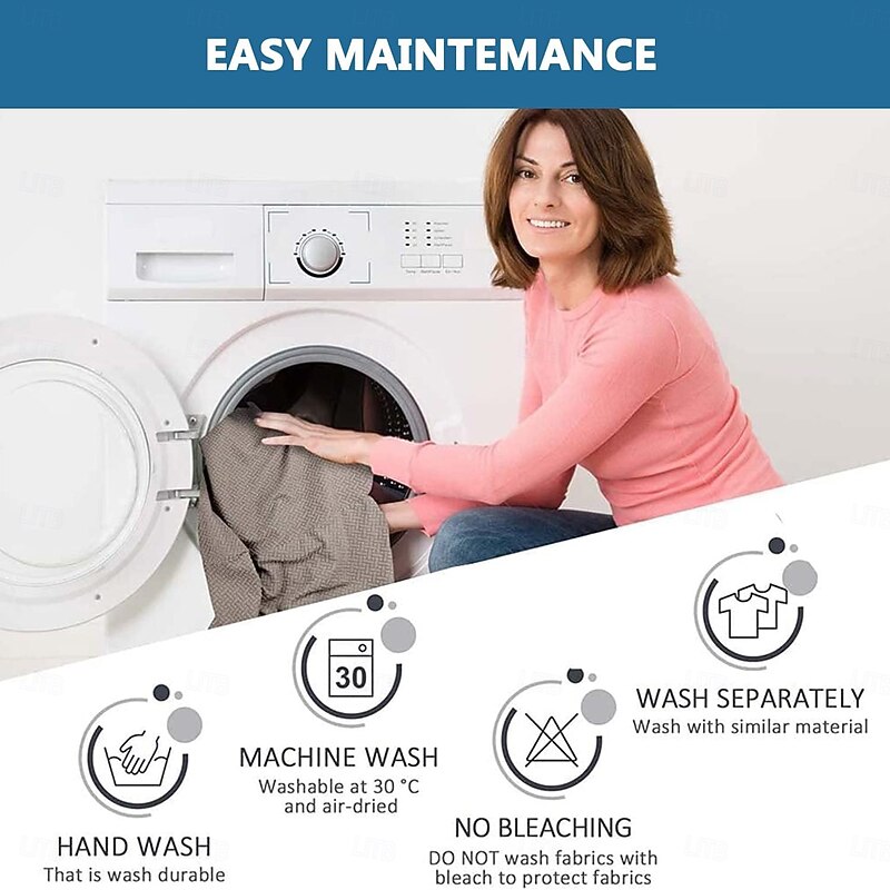 Slipcover Couch Cover with Skirt, High Elastic Durable Sofa Slipcovers Luxurious Machine Washable Furniture Protector3