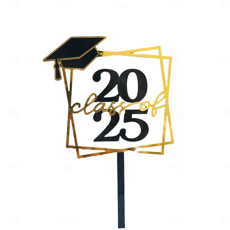 6 Pack Random Style Class of 2025 Graduation Party Centerpiece Sticks Centerpiece Table Decorations for 2025 Graduation Party Decoration Party Supplies3