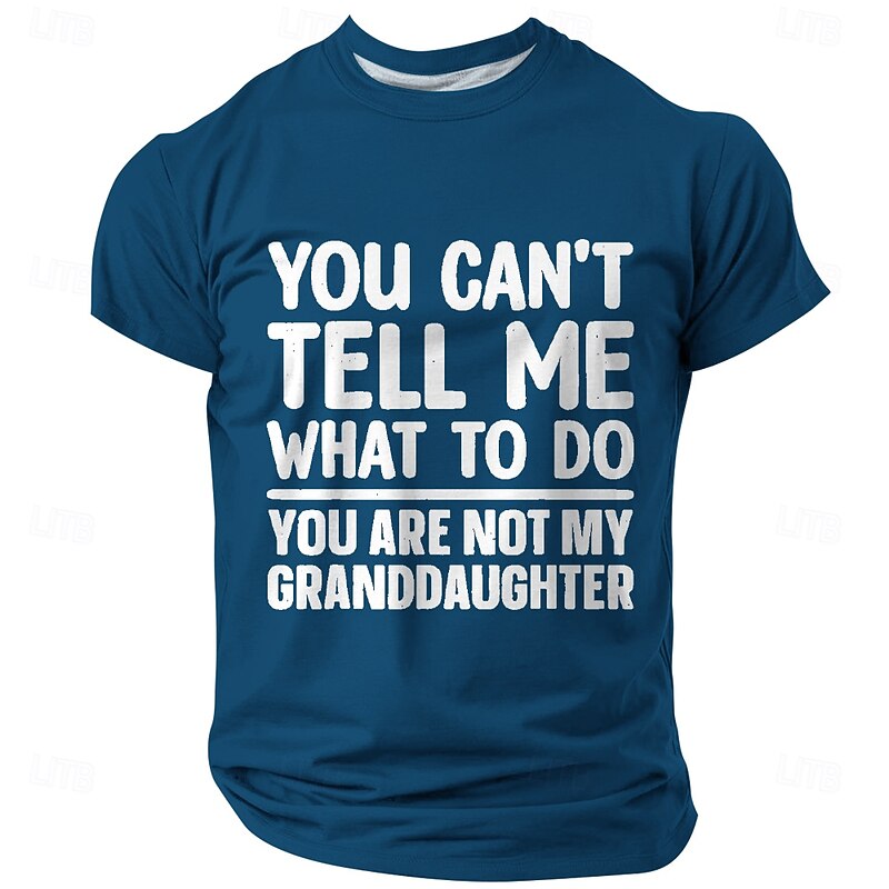 Men's Funny Slang T Shirt Short Sleeve T shirt 3D Print Crew Neck Shirt Fashion Daily Casual Street Casual Daily Red Blue Summer Spring All Seasons Clothing Apparel S M L XL XXL XXXL2