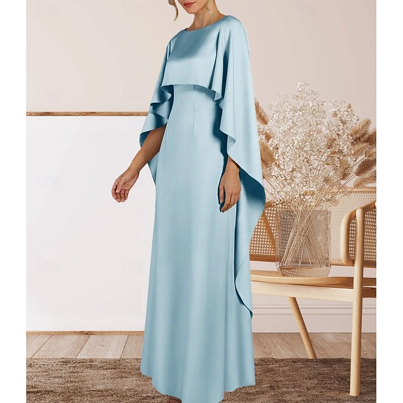 Mermaid / Trumpet Evening Gown Elegant Dress Formal Evening Party Floor Length Sleeveless Crew Neck Stretch Crepe with Ruffles3