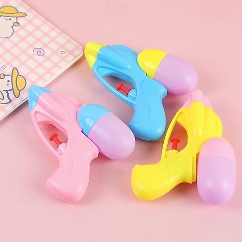 5 Pack Water Gun for Boys and Girls Colorful Water Squirt Guns Small Toy Gun Plastic Pistol for Beach Water Park Swimming Pool Party Favors(Random Color)3