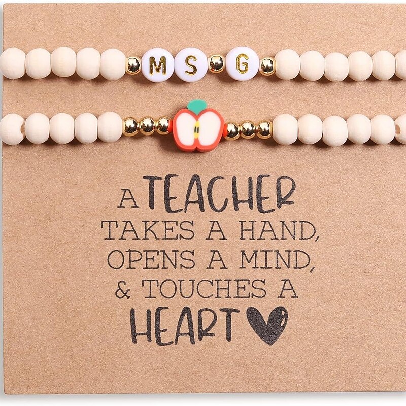 Teacher Appreciation Gift Bracelet - Thank You Gift for Teachers3