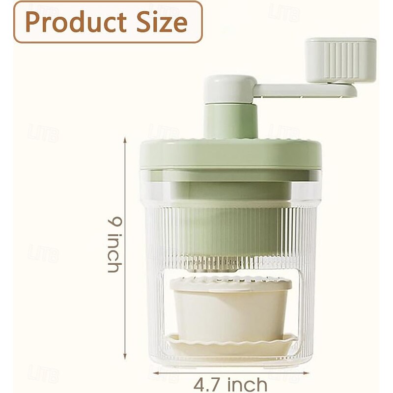 Ice Shaver and Snow Cone Machine - Premium Portable Ice Crusher and Shaved Ice Machine with Free Ice Cube Trays - BPA Free3