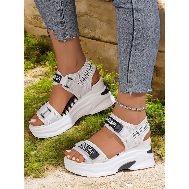 Women's Sport Platform Sandals – Adjustable Strap Chunky Sandals for Walking, Travel & Streetwear4