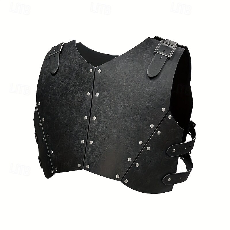 Retro Vintage Medieval Renaissance Armor Masquerade Chest Guard Warrior Viking Rivet Fancy Dress Men's Celtic Halloween Carnival Masquerade Performance Halloween Masquerade Adults' Shoulder Armor All2
