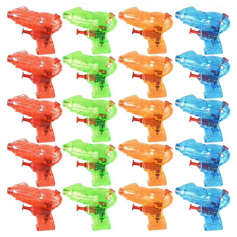 20 Packs Water Gun for Kids Squirt Toys Outdoor Beach Swimming Pool Game Summer Party Favor(Random Color)