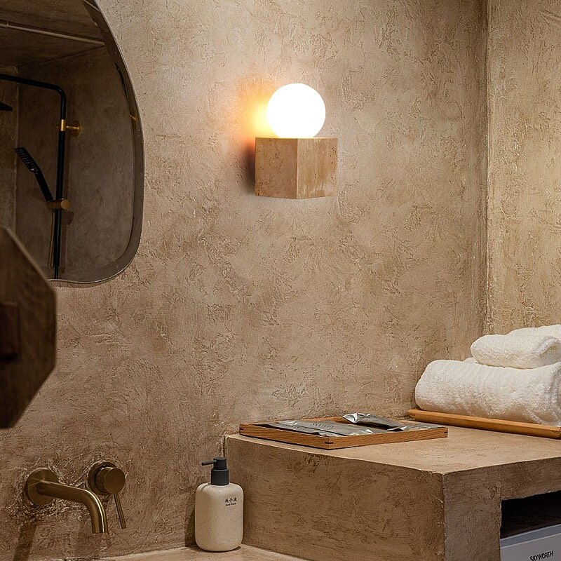 Indoor Modern Indoor Wall Lights Bedroom Dining Room Stone Wall Light 110-120V 220-240V 10 W4