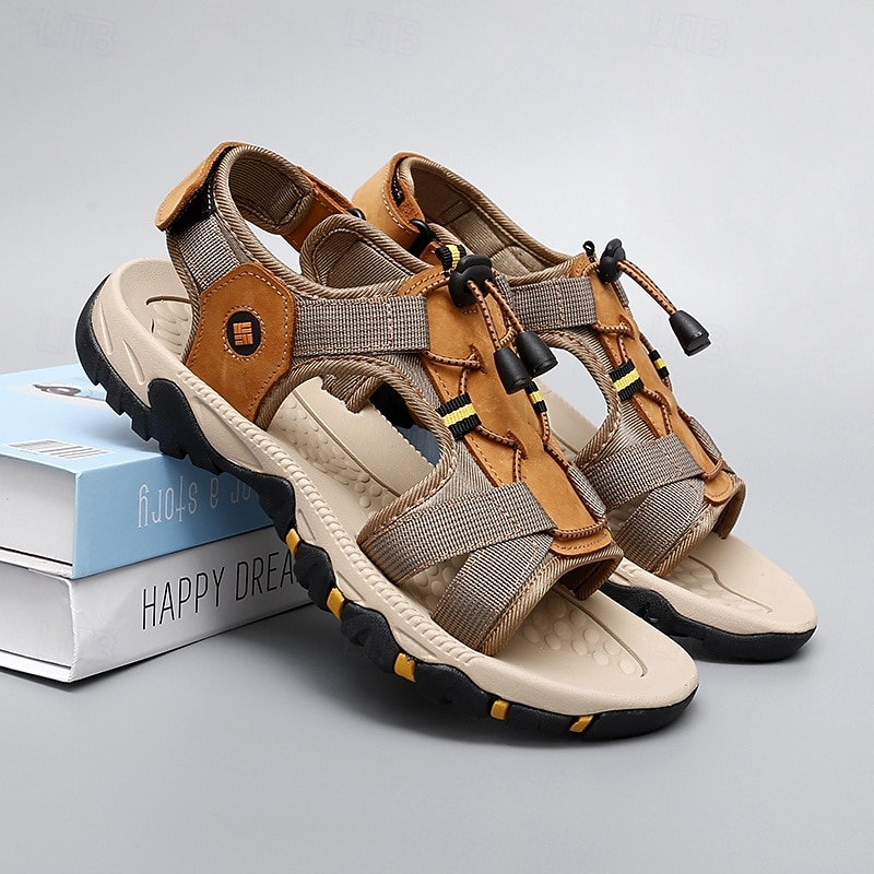 Men's Outdoor Hiking Sandals with Adjustable Straps and Rugged Sole – Durable Footwear for Outdoor Adventures and Hiking3