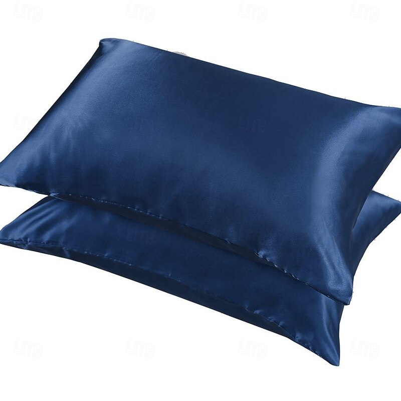 Satin Imitation Silk Pillowcases4