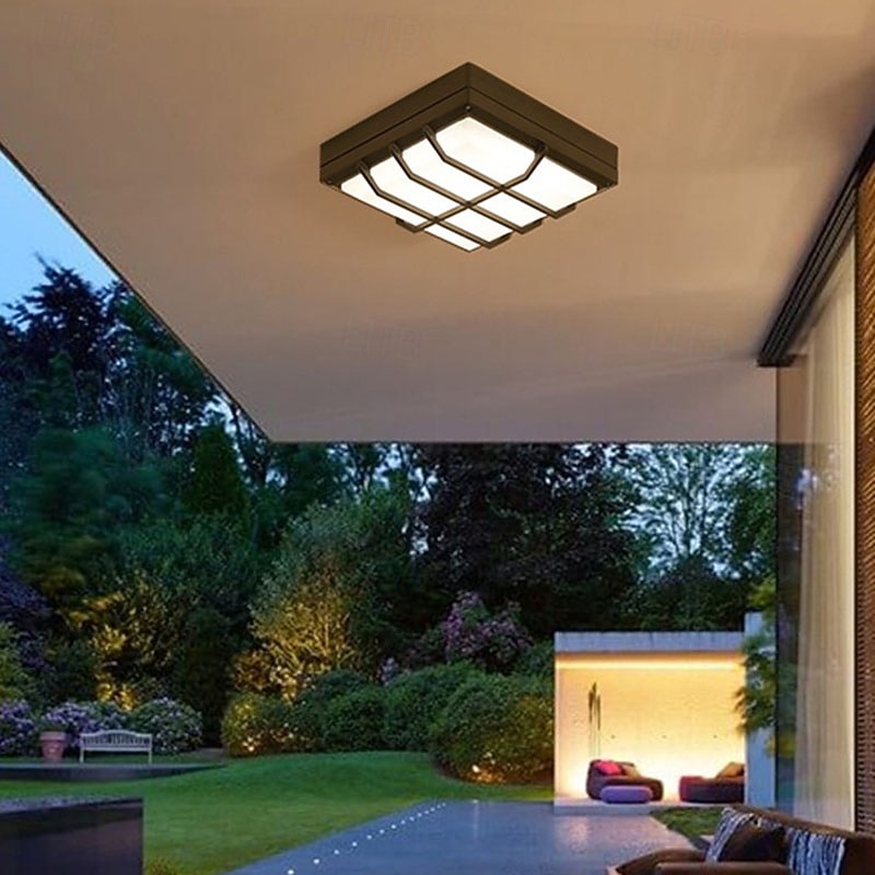 Waterproof LED Ceiling Light, IP65 LED Ceiling Lamp for Living Room, Bathroom, Office, Outdoor Terrace and More