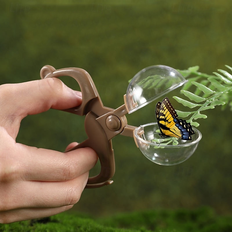 Bug Bungalow Insect Catching Kit with Mesh Case Magnifying Container Tweezers & Magnifier - Educational Outdoor Toys for Toddlers - Nature Exploration Set for Kids 3 Years4