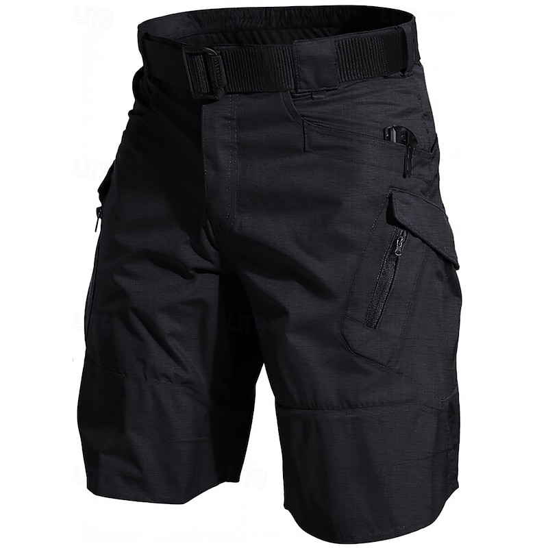Men's Running Shorts Cargo Pants Hiking Shorts Military Summer Outdoor Regular Fit Quick Dry Shorts Dark Grey Black Hunting Climbing Camping / Hiking / Caving 30 32 34 36 384