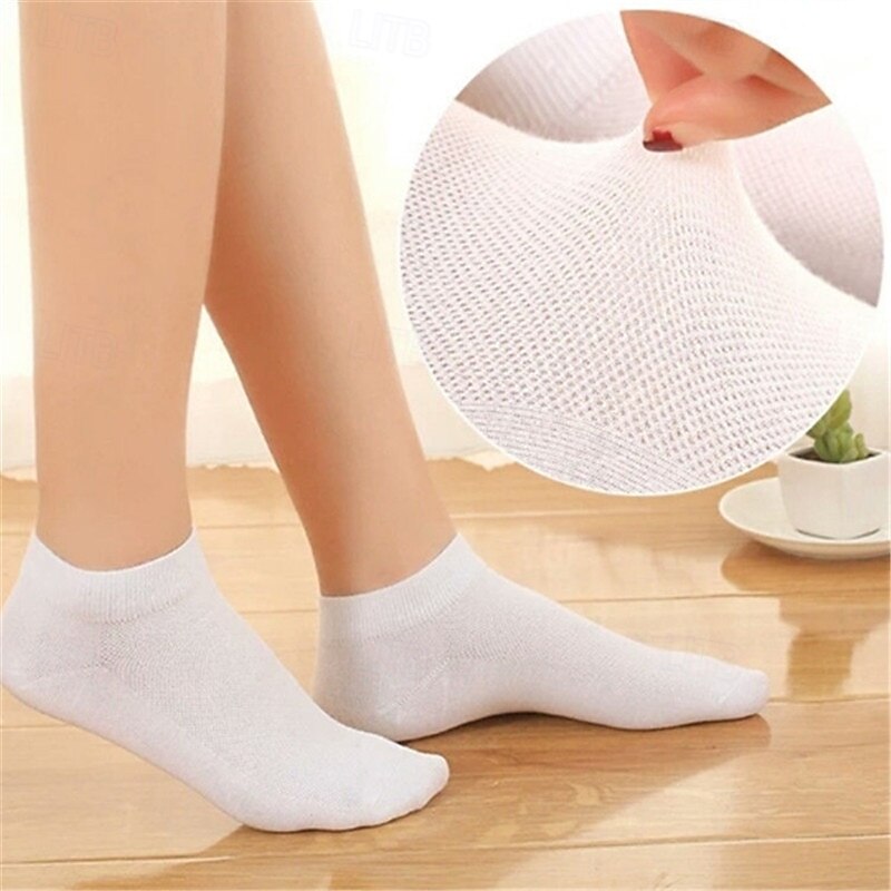 1 Pair No Show Socks Women Low Cut Invisible Liner Non slip Athletic Boat