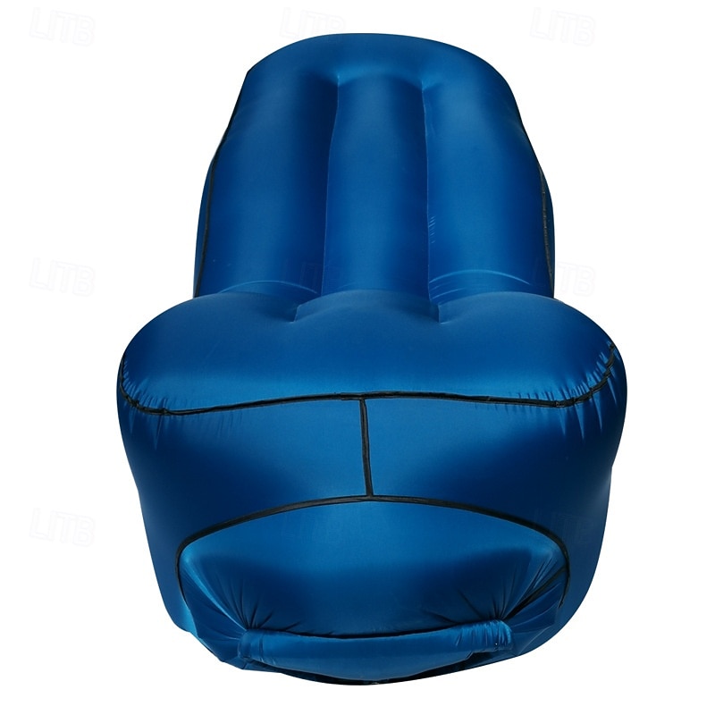 Portable Inflatable Sofa - Lazy Sofa Foldable Lounge Chair with Pedal Comfortable Combination Flocking - Suitable for Camping, Hiking, and Sunbathing at Home3
