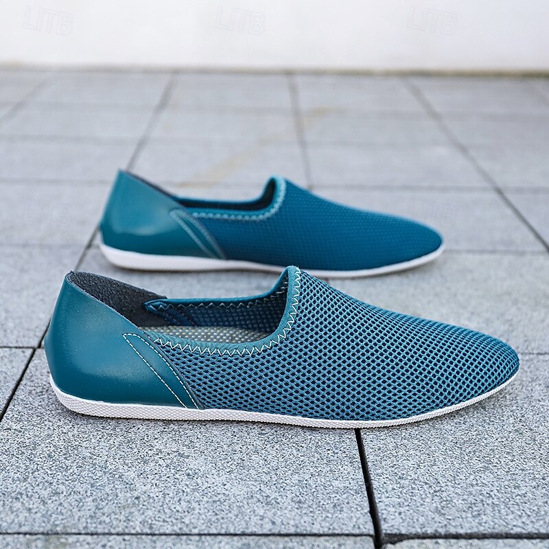 Men's Mesh Slip-On Loafers – Ultra-Light Casual Shoes for Beach, Driving and Summer Leisure2