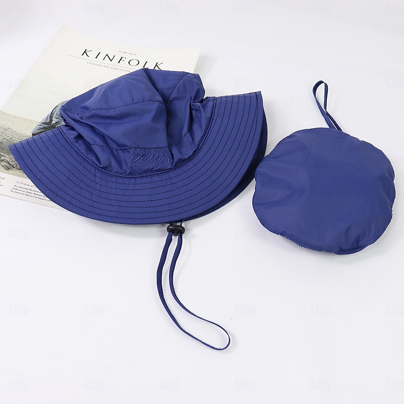 Upf50+ Foldable Bucket Hat Quick-drying Lightweight Outdoor Hat Sun Hat Mountaineering Fishing Hat