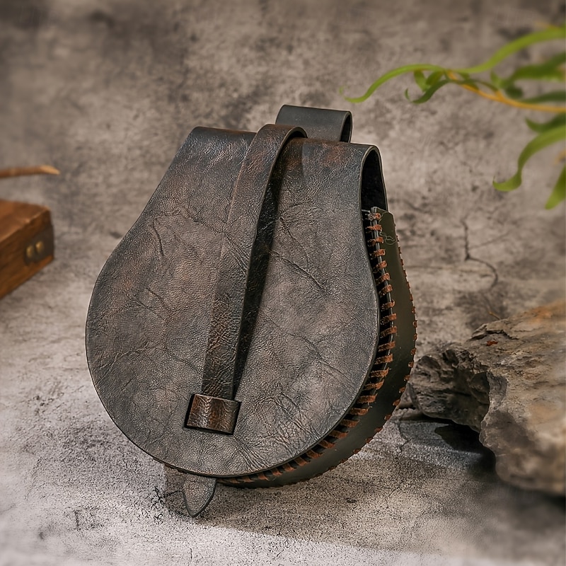 Retro Vintage Punk & Gothic Medieval Cosplay Costume Belt Pouch Dice Bag Celtic Knight Ranger Fancy Dress Men's Women's Celtic Viking Halloween Masquerade Performance Renaissance Fair LARP Adults' Bag2