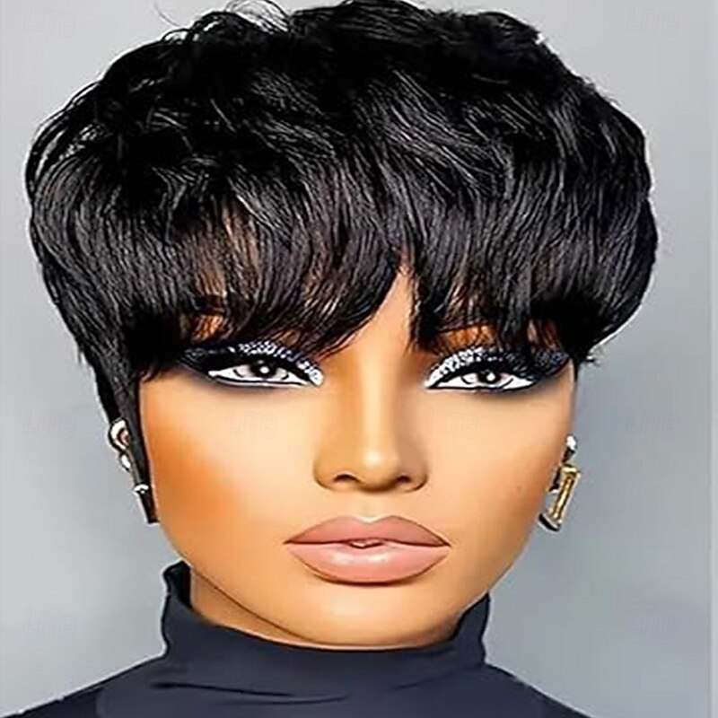 Short Pixie Cut Hair Wig Short Hairstyles Synthetic Wigs For Women Popular Fashion Wigs Heat Resistant Hairpieces Women's Wig4