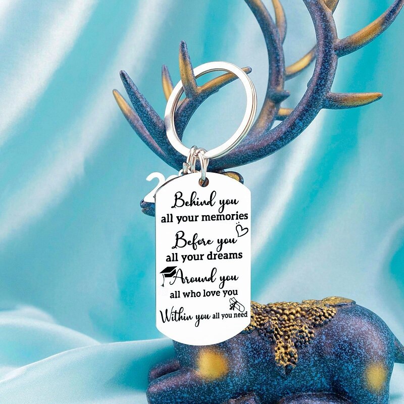 5 PC 2025 Graduation Gifts for Her Him Class Of 2025 Graduation Keychain for University College Middle High School Graduate 2025 Souvenir for Senior Masters Degree Student 2025 College Gift Ideas4
