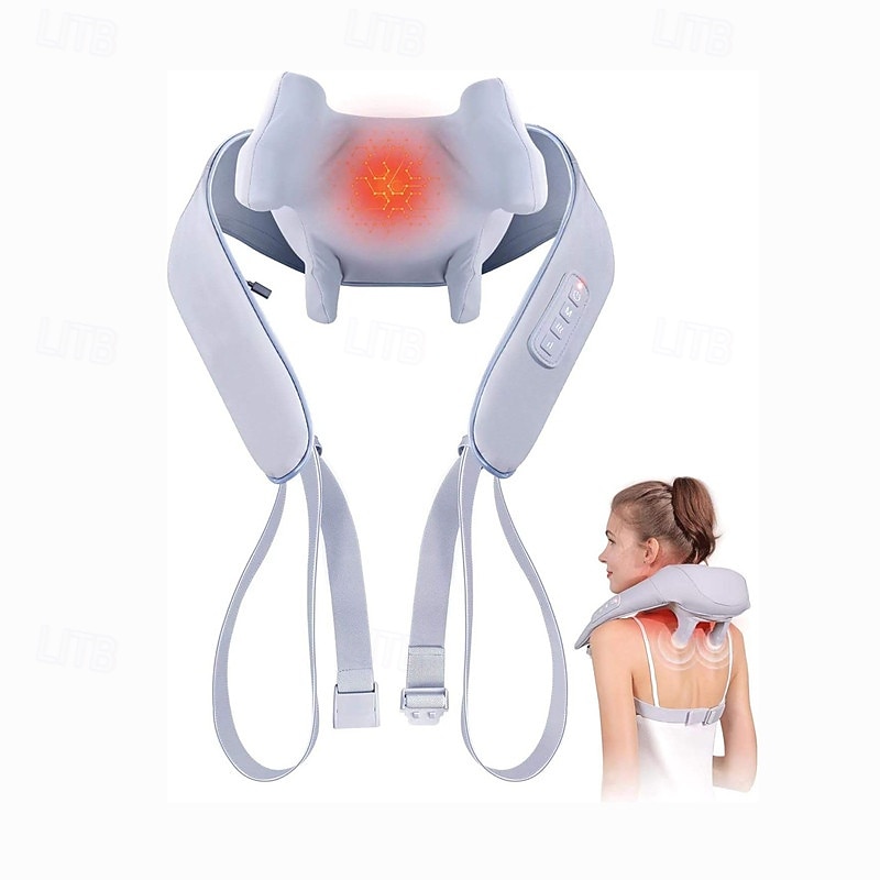 Multifunctional Electric Cervical Massager with Kneading Hot Compress for Shoulder and Neck Relaxation​
