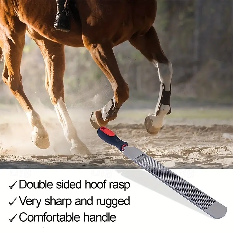 A Horseshoe File Horseshoe Trimmer Tool With Handle Suitable for Repairing Horseshoes Goats' Hooves Cattle's Hooves and Carpentry3